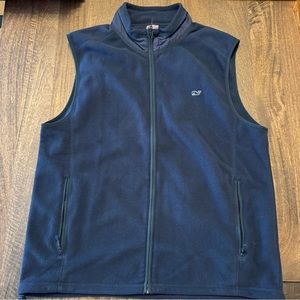 Vineyard Vines Fleece Vest XL Navy Blue